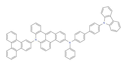N-(4'-(9H-carbazol-9-yl)-[1,1'-biphenyl]-4-yl)-N-phenyl-8-(triphenylen-2-yl)-8H-naphtho[1,2,3-kl]acridin-3-amine