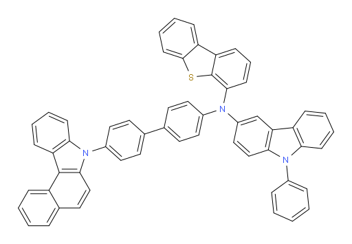 N-(4'-(7H-benzo[c]carbazol-7-yl)-[1,1'-biphenyl]-4-yl)-N-(dibenzo[b,d]thiophen-4-yl)-9-phenyl-9H-carbazol-3-amine