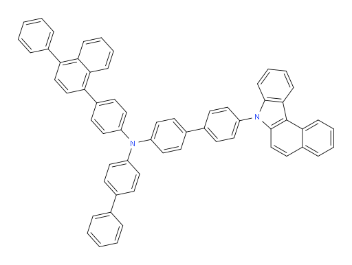 N-([1,1'-biphenyl]-4-yl)-4'-(7H-benzo[c]carbazol-7-yl)-N-(4-(4-phenylnaphthalen-1-yl)phenyl)-[1,1'-biphenyl]-4-amine
