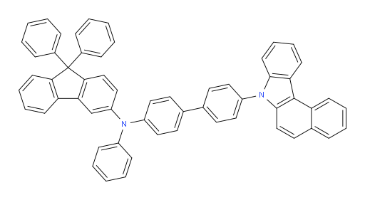 N-(4'-(7H-benzo[c]carbazol-7-yl)-[1,1'-biphenyl]-4-yl)-N,9,9-triphenyl-9H-fluoren-3-amine
