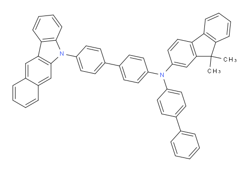 N-(4'-(5H-benzo[b]carbazol-5-yl)-[1,1'-biphenyl]-4-yl)-N-([1,1'-biphenyl]-4-yl)-9,9-dimethyl-9H-fluoren-2-amine