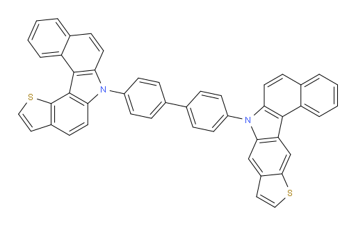 6-(4'-(7H-benzo[g]thieno[3,2-b]carbazol-7-yl)-[1,1'-biphenyl]-4-yl)-6H-benzo[c]thieno[2,3-g]carbazole