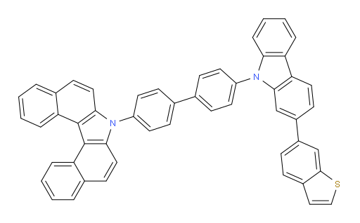 7-(4'-(2-(benzo[b]thiophen-6-yl)-9H-carbazol-9-yl)-[1,1'-biphenyl]-4-yl)-7H-dibenzo[c,g]carbazole