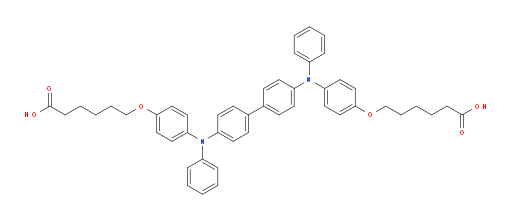 6,6'-((([1,1'-biphenyl]-4,4'-diylbis(phenylazanediyl))bis(4,1-phenylene))bis(oxy))dihexanoic acid