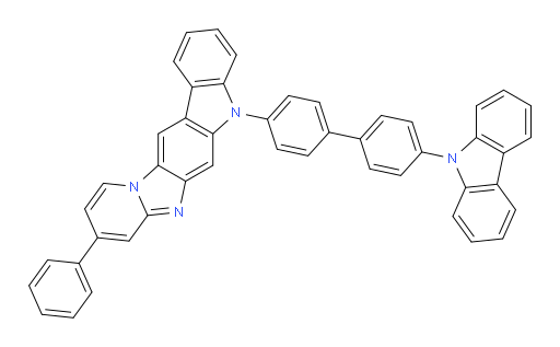 5-(4'-(9H-carbazol-9-yl)-[1,1'-biphenyl]-4-yl)-9-phenyl-5H-pyrido[1',2':1,2]imidazo[4,5-b]carbazole
