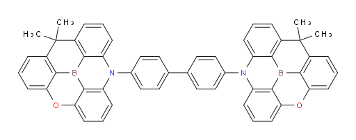 4,4'-bis(12,12-dimethyl-4-oxa-8-aza-3a2-boradibenzo[cd,mn]pyren-8(12H)-yl)-1,1'-biphenyl