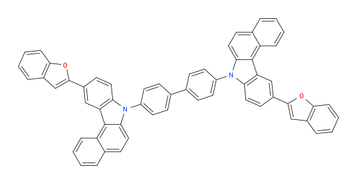 4,4'-bis(10-(benzofuran-2-yl)-7H-benzo[c]carbazol-7-yl)-1,1'-biphenyl