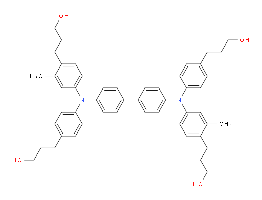 3,3'-(([1,1'-biphenyl]-4,4'-diylbis((4-(3-hydroxypropyl)-3-methylphenyl)azanediyl))bis(4,1-phenylene))bis(propan-1-ol)