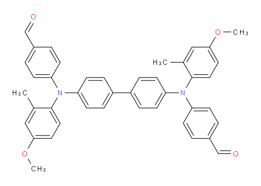 4,4'-([1,1'-biphenyl]-4,4'-diylbis((4-methoxy-2-methylphenyl)azanediyl))dibenzaldehyde