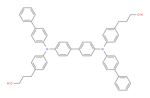 3,3'-(([1,1'-biphenyl]-4,4'-diylbis([1,1'-biphenyl]-4-ylazanediyl))bis(4,1-phenylene))bis(propan-1-ol)
