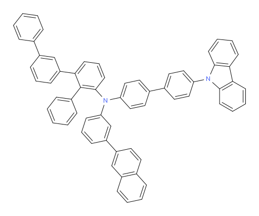 N-(4'-(9H-carbazol-9-yl)-[1,1'-biphenyl]-4-yl)-N-(3-(naphthalen-2-yl)phenyl)-[1,1':2',1'':3'',1'''-quaterphenyl]-6'-amine