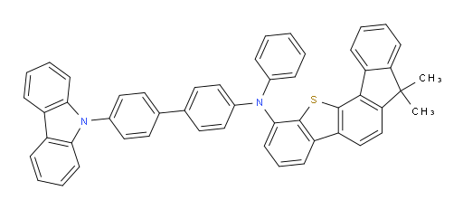 N-(4'-(9H-carbazol-9-yl)-[1,1'-biphenyl]-4-yl)-7,7-dimethyl-N-phenyl-7H-benzo[b]fluoreno[3,4-d]thiophen-1-amine