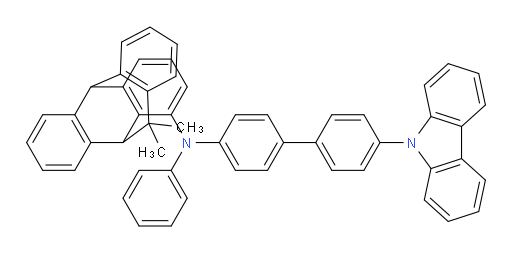 N-(4'-(9H-carbazol-9-yl)-[1,1'-biphenyl]-4-yl)-11,11-dimethyl-N-phenyl-10,11-dihydro-5H-5,10-[1,2]benzenodibenzo[a,d][7]annulen-9-amine