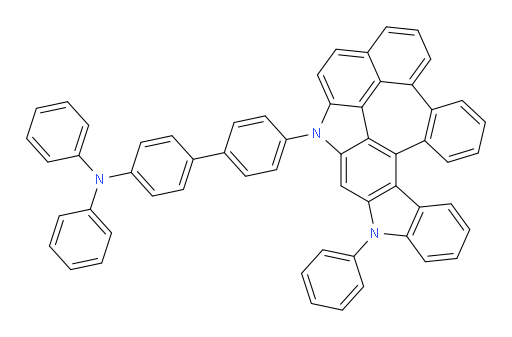 N,N-diphenyl-4'-(8-phenyl-6,8-diazabenzo[6,7]naphtho[2',1',8':3,4,5]azuleno[1,8-bc]fluoren-6(8H)-yl)-[1,1'-biphenyl]-4-amine