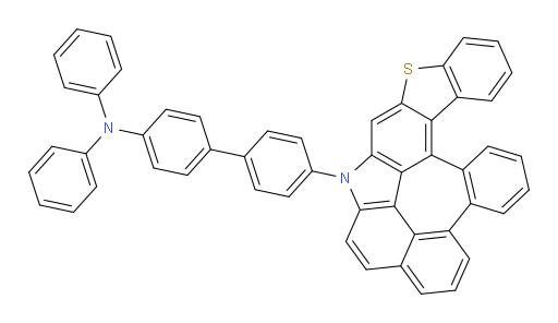 4'-(6H-8-thia-6-azabenzo[6,7]naphtho[2',1',8':3,4,5]azuleno[1,8-bc]fluoren-6-yl)-N,N-diphenyl-[1,1'-biphenyl]-4-amine