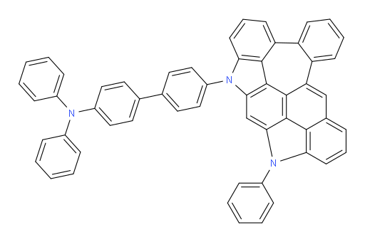 N,N-diphenyl-4'-(12-phenyl-12,14-diazacyclopenta[def]dibenzo[3,4:5,6]azuleno[7,8,1-mna]phenanthren-14(12H)-yl)-[1,1'-biphenyl]-4-amine