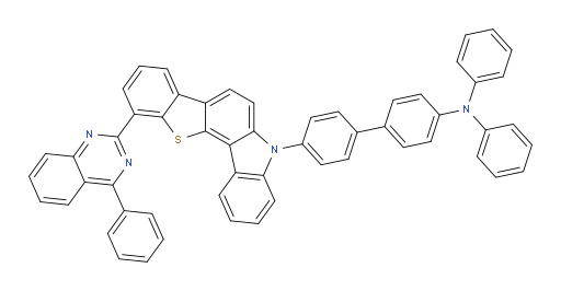 N,N-diphenyl-4'-(11-(4-phenylquinazolin-2-yl)-5H-benzo[4,5]thieno[3,2-c]carbazol-5-yl)-[1,1'-biphenyl]-4-amine
