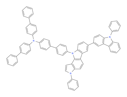 N,N-di([1,1'-biphenyl]-4-yl)-4'-(3-phenyl-7-(9-phenyl-9H-carbazol-3-yl)pyrrolo[3,2-a]carbazol-10(3H)-yl)-[1,1'-biphenyl]-4-amine