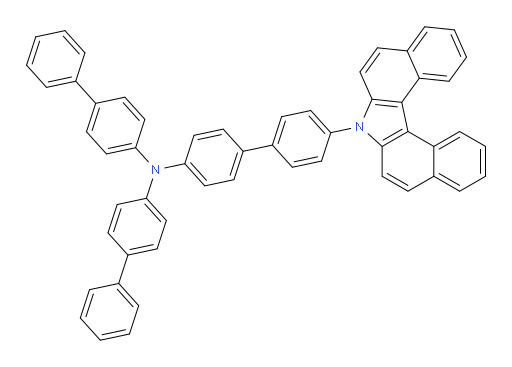 N,N-di([1,1'-biphenyl]-4-yl)-4'-(7H-dibenzo[c,g]carbazol-7-yl)-[1,1'-biphenyl]-4-amine
