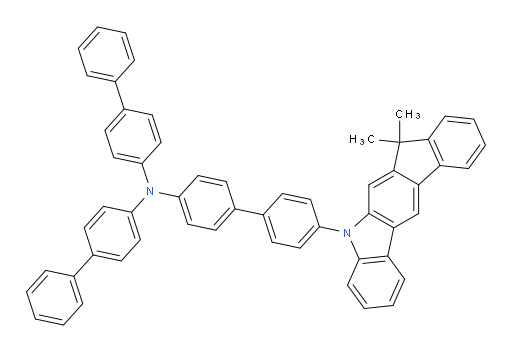 N,N-di([1,1'-biphenyl]-4-yl)-4'-(7,7-dimethylindeno[2,1-b]carbazol-5(7H)-yl)-[1,1'-biphenyl]-4-amine