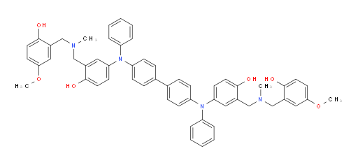 4,4'-([1,1'-biphenyl]-4,4'-diylbis(phenylazanediyl))bis(2-(((2-hydroxy-5-methoxybenzyl)(methyl)amino)methyl)phenol)