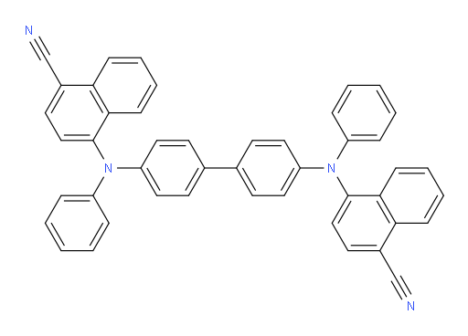 4,4'-([1,1'-biphenyl]-4,4'-diylbis(phenylazanediyl))bis(1-naphthonitrile)