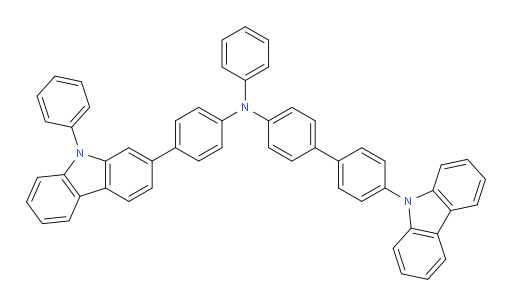 4'-(9H-carbazol-9-yl)-N-phenyl-N-(4-(9-phenyl-9H-carbazol-2-yl)phenyl)-[1,1'-biphenyl]-4-amine