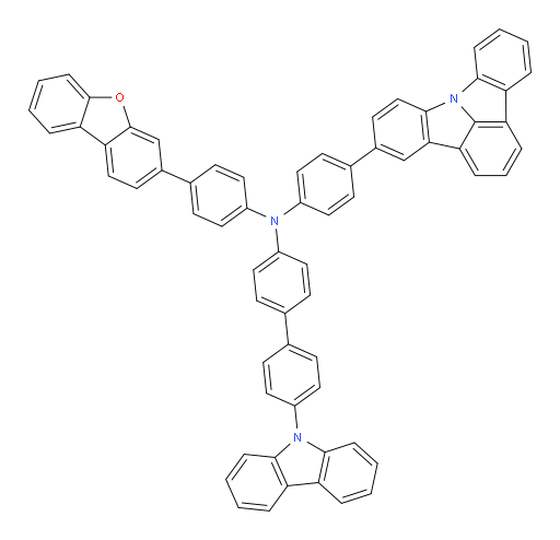 4'-(9H-carbazol-9-yl)-N-(4-(dibenzo[b,d]furan-3-yl)phenyl)-N-(4-(indolo[3,2,1-jk]carbazol-5-yl)phenyl)-[1,1'-biphenyl]-4-amine