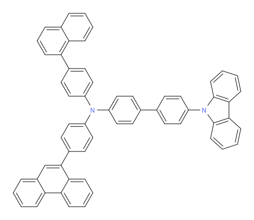 4'-(9H-carbazol-9-yl)-N-(4-(naphthalen-1-yl)phenyl)-N-(4-(phenanthren-9-yl)phenyl)-[1,1'-biphenyl]-4-amine