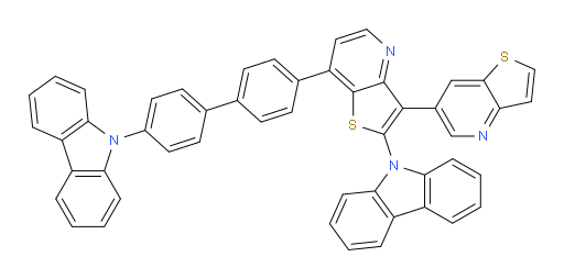 7-(4'-(9H-carbazol-9-yl)-[1,1'-biphenyl]-4-yl)-2-(9H-carbazol-9-yl)-3,6'-bithieno[3,2-b]pyridine