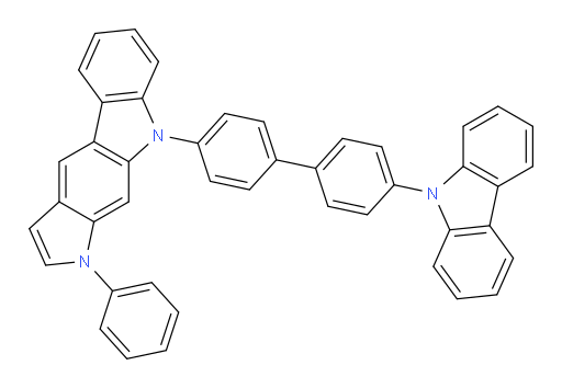 9-(4'-(9H-carbazol-9-yl)-[1,1'-biphenyl]-4-yl)-1-phenyl-1,9-dihydropyrrolo[2,3-b]carbazole