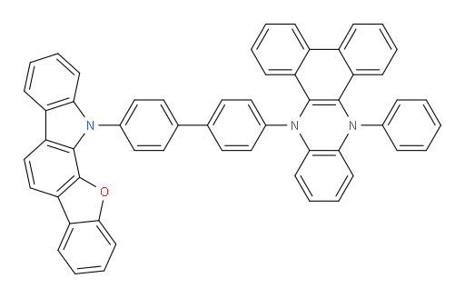 12-(4'-(14-phenyldibenzo[a,c]phenazin-9(14H)-yl)-[1,1'-biphenyl]-4-yl)-12H-benzofuro[2,3-a]carbazole