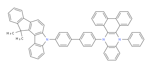 9-(4'-(12,12-dimethylindeno[1,2-c]carbazol-5(12H)-yl)-[1,1'-biphenyl]-4-yl)-14-phenyl-9,14-dihydrodibenzo[a,c]phenazine