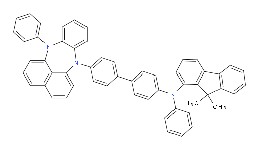9,9-dimethyl-N-phenyl-N-(4'-(12-phenylbenzo[b]naphtho[1,8-ef][1,4]diazepin-7(12H)-yl)-[1,1'-biphenyl]-4-yl)-9H-fluoren-1-amine