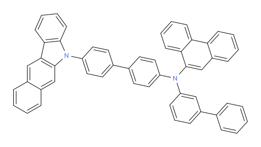N-(4'-(5H-benzo[b]carbazol-5-yl)-[1,1'-biphenyl]-4-yl)-N-([1,1'-biphenyl]-3-yl)phenanthren-9-amine