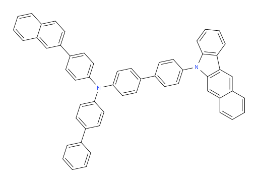 N-([1,1'-biphenyl]-4-yl)-4'-(5H-benzo[b]carbazol-5-yl)-N-(4-(naphthalen-2-yl)phenyl)-[1,1'-biphenyl]-4-amine