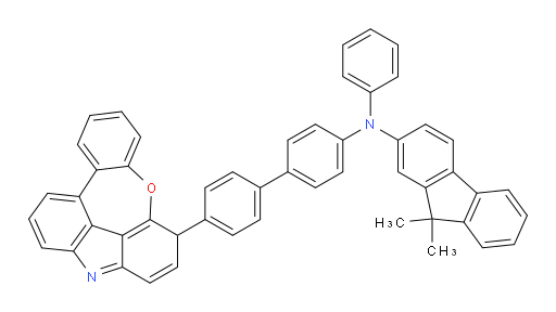 N-(4'-(4H-benzo[6,7]oxepino[2,3,4,5-def]carbazol-4-yl)-[1,1'-biphenyl]-4-yl)-9,9-dimethyl-N-phenyl-9H-fluoren-2-amine