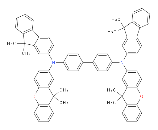 N4,N4'-bis(9,9-dimethyl-9H-fluoren-2-yl)-N4,N4'-bis(9,9-dimethyl-9H-xanthen-2-yl)-[1,1'-biphenyl]-4,4'-diamine