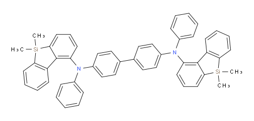 N4,N4'-bis(5,5-dimethyl-5H-dibenzo[b,d]silol-1-yl)-N4,N4'-diphenyl-[1,1'-biphenyl]-4,4'-diamine