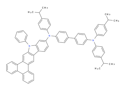 N4,N4,N4'-tris(4-isopropylphenyl)-N4'-(10-phenyl-10H-phenanthro[9,10-b]carbazol-12-yl)-[1,1'-biphenyl]-4,4'-diamine