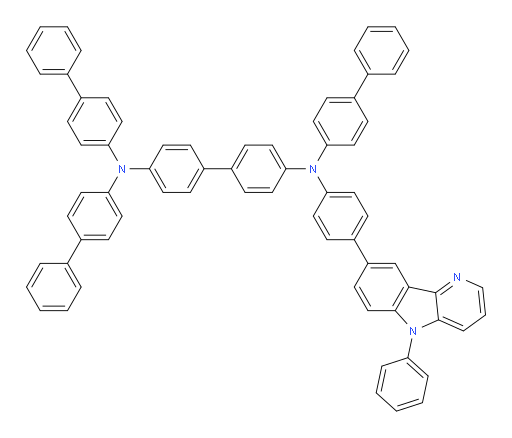 N4,N4,N4'-tri([1,1'-biphenyl]-4-yl)-N4'-(4-(5-phenyl-5H-pyrido[3,2-b]indol-8-yl)phenyl)-[1,1'-biphenyl]-4,4'-diamine