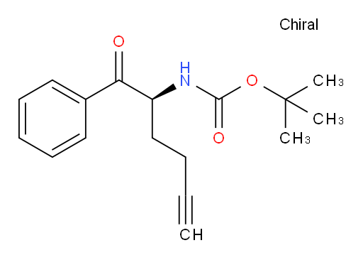 (S)-tert-butyl (1-oxo-1-phenylhex-5-yn-2-yl)carbamate