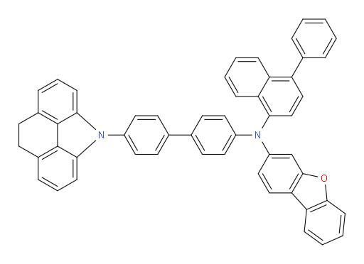 N-(4'-(8,9-dihydro-4H-benzo[def]carbazol-4-yl)-[1,1'-biphenyl]-4-yl)-N-(4-phenylnaphthalen-1-yl)dibenzo[b,d]furan-3-amine