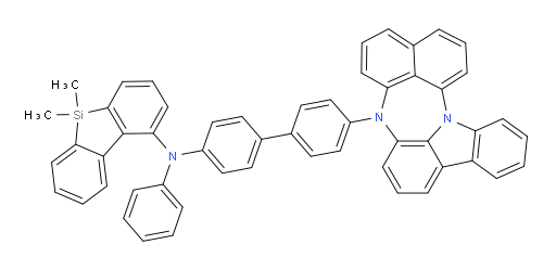 N-(4'-(4H-naphtho[1',8':5,6,7][1,4]diazepino[3,2,1-jk]carbazol-4-yl)-[1,1'-biphenyl]-4-yl)-5,5-dimethyl-N-phenyl-5H-dibenzo[b,d]silol-1-amine