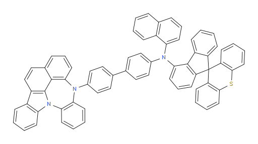 N-(4'-(4H-4,8b-diazaindeno[1,2,3-gh]pleiaden-4-yl)-[1,1'-biphenyl]-4-yl)-N-(naphthalen-1-yl)spiro[fluorene-9,9'-thioxanthen]-4-amine