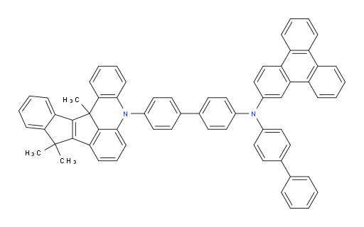 N-([1,1'-biphenyl]-4-yl)-N-(4'-(9,9,13c-trimethyl-9,13c-dihydro-5H-benzo[4,5]pentaleno[1,2,3-kl]acridin-5-yl)-[1,1'-biphenyl]-4-yl)triphenylen-2-amine