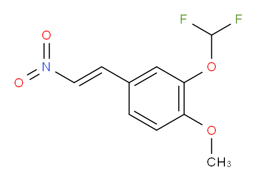(E)-2-(difluoromethoxy)-1-methoxy-4-(2-nitrovinyl)benzene