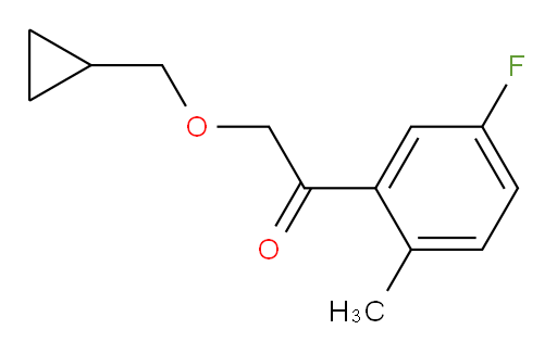 2-(cyclopropylmethoxy)-1-(5-fluoro-2-methylphenyl)ethanone