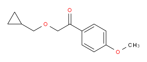 2-(cyclopropylmethoxy)-1-(4-methoxyphenyl)ethanone