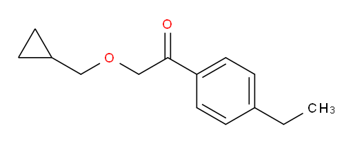 2-(cyclopropylmethoxy)-1-(4-ethylphenyl)ethanone